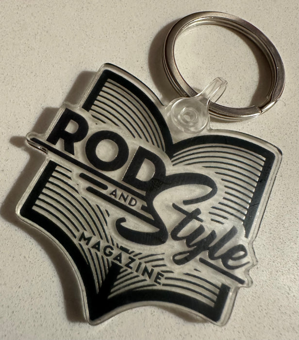 Rod and Style Magazine Logo Key Chain