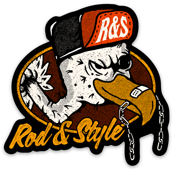 Rod and Style Vulture Sticker
