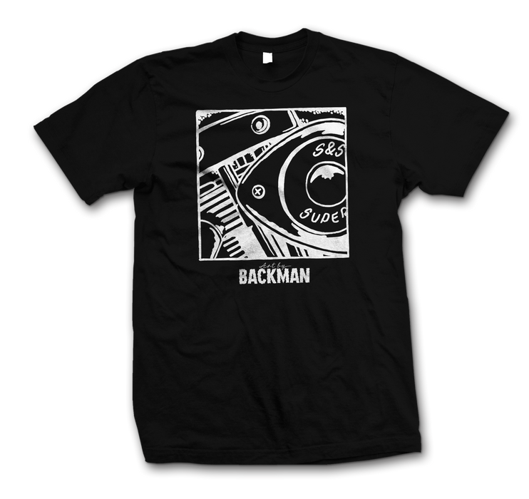 Shovelhead T-shirt -- Art by Backman