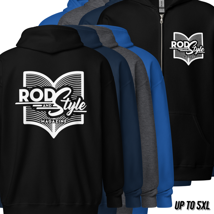 Rod and Style Magazine Zip Up Hoodie