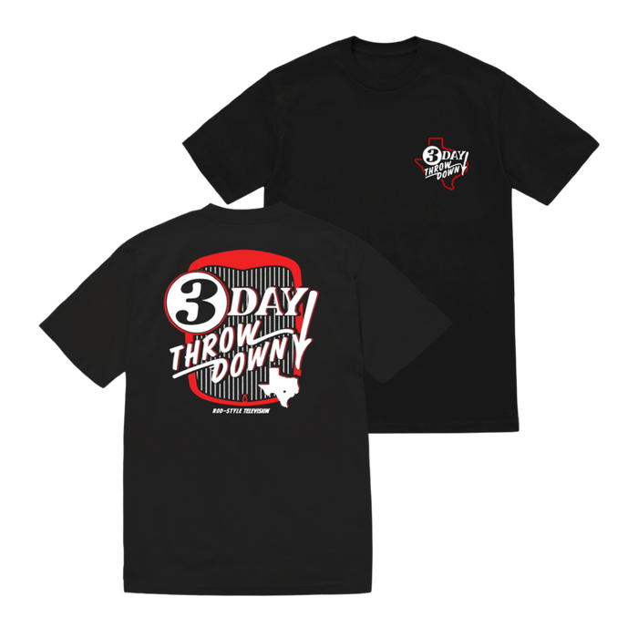 3-Day Throwdown T-shirt -- Rod and Style TV